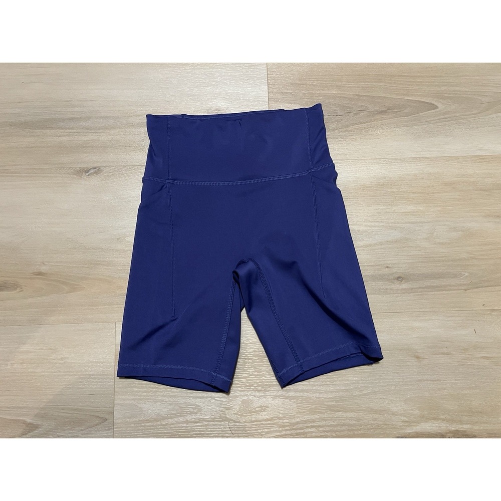 NWT DSG Activate High-Rise Bike Shorts Indigo Blue Purple Women's Size XS New